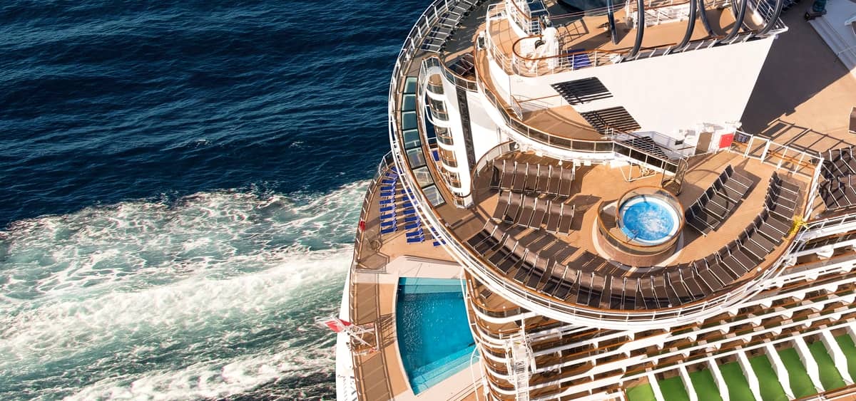 2- SUNSET BEACH POOL <br> A RELAXATION OASIS ON THE UPPER DECK