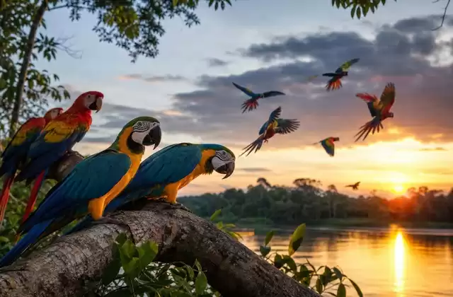 Amazonian birds