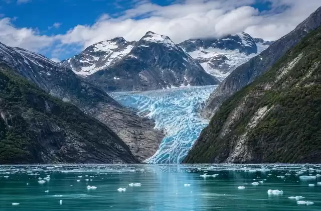 In Chilean fjords