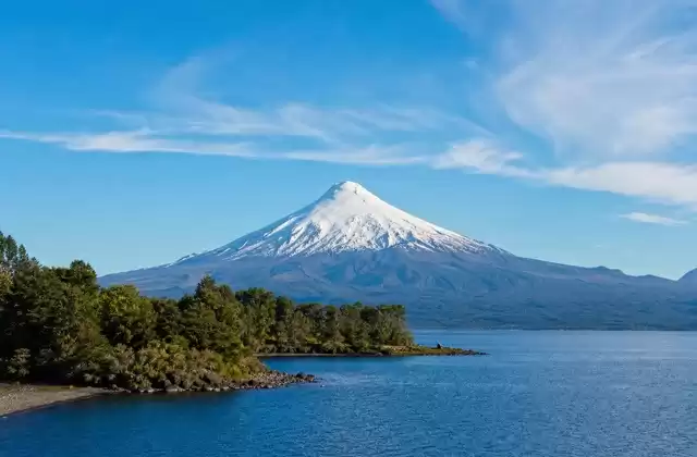Osorno volcano from Puerto Varas
