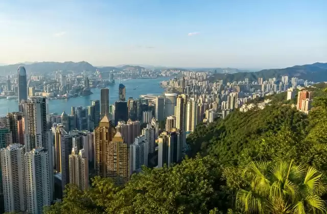 Victoria Peak in Hong Kong