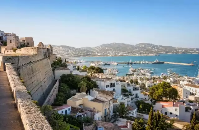 View from Dalt Vila in Ibiza