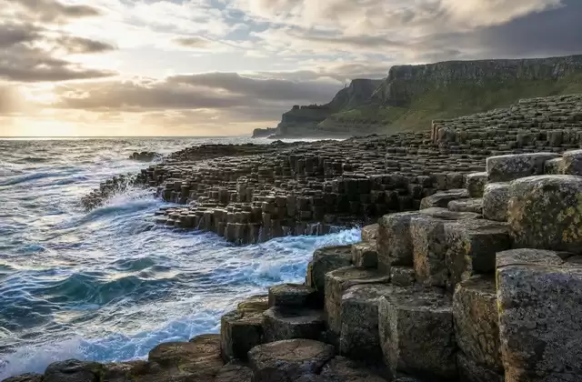 At the Giant's Causeway