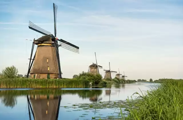 In Kinderdijk