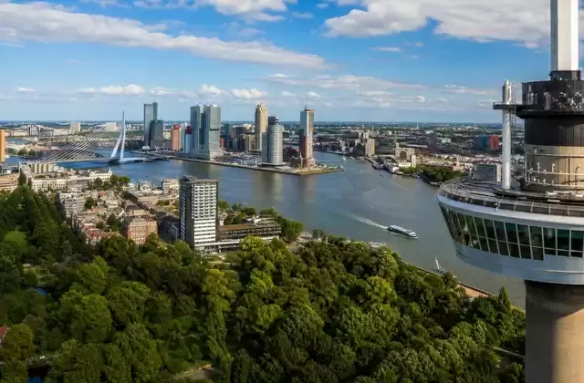 From the Euromast in Rotterdam