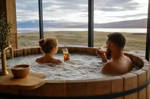 Beer bath at the Beer Spa