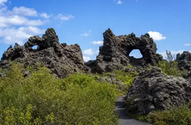 Dimmuborgir lava formations