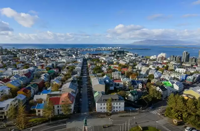 Panoramic view from Hallgrímskirkja