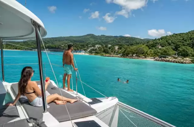Coastal catamaran cruise