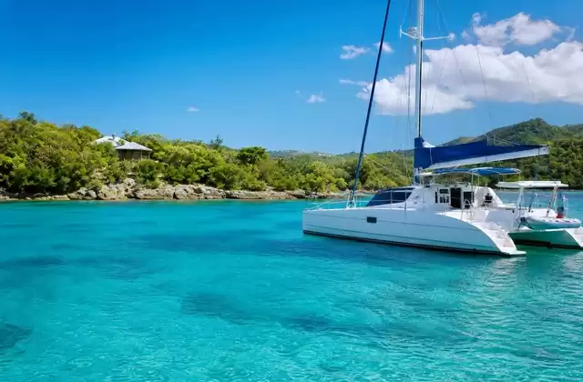 Coastal catamaran cruise