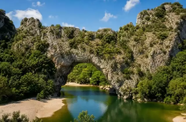 The Ardèche Gorges and Pont d'Arc