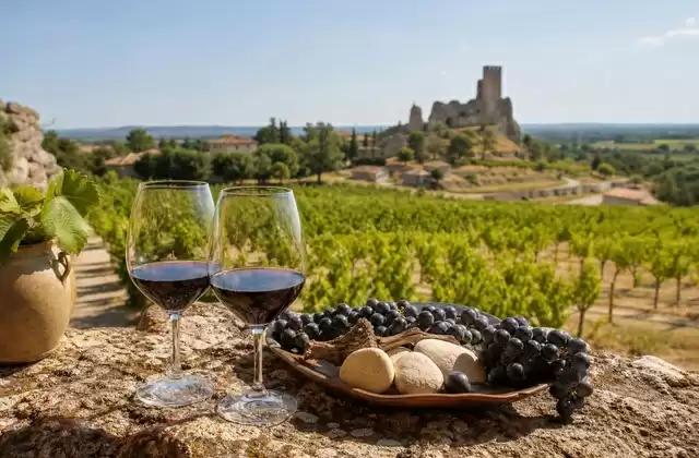 A tasting in Châteauneuf-du-Pape
