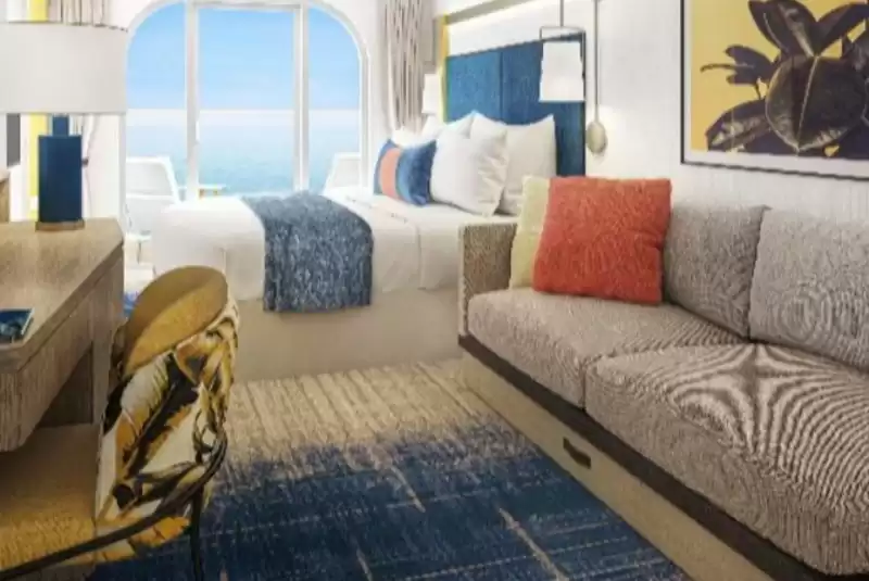 Cabin with Sea View and Large Balcony