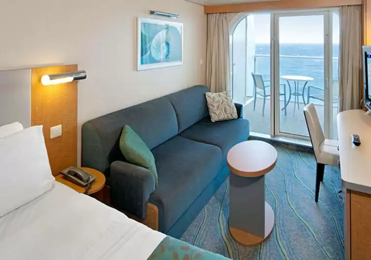 Ocean View Balcony Stateroom with Large Balcony
