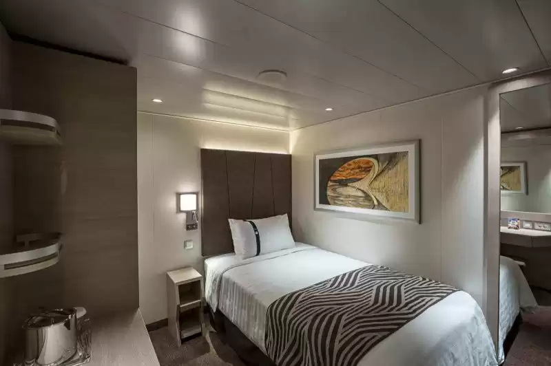 Inside deluxe cabin