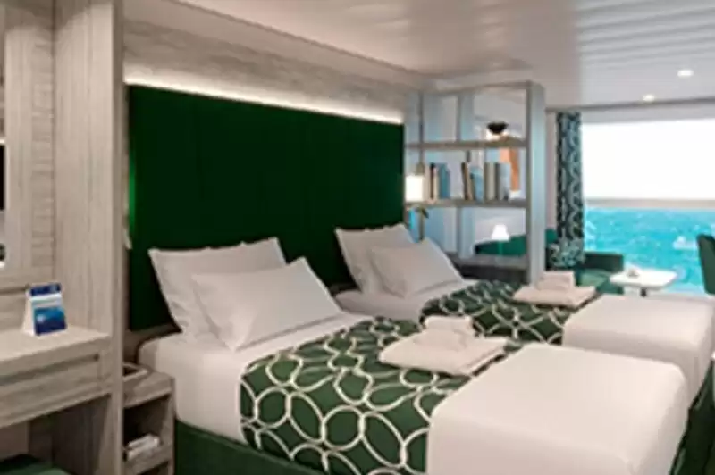 Infinite sea view cabin